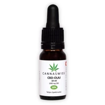 CannaSwiss Prémium CBD Olaj 1000mg - 10%