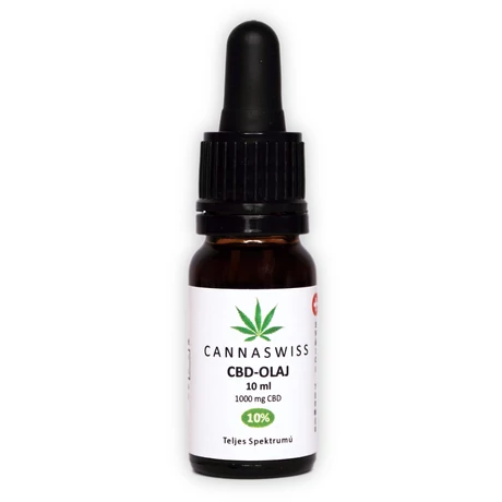 CannaSwiss Prémium CBD Olaj 1000mg - 10%